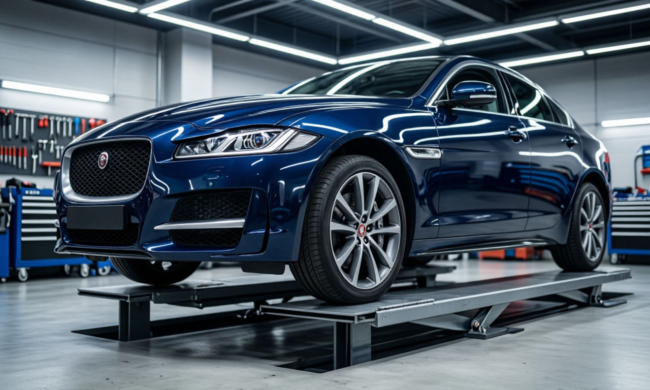 Развал-схождение Jaguar